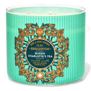 Bath Body Works Bridgerton Collection Queen Charlotte's Tea 3 Wick Candle